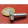 Zinc Hex Head Lag Screw 1/2 Hex Size 5/16 Thread x 1.00" Length, 100 pcs