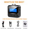 Bluetooth Receiver for Old Stereo, 3.5mm AUX Bluetooth Audio Adapter for Ster...
