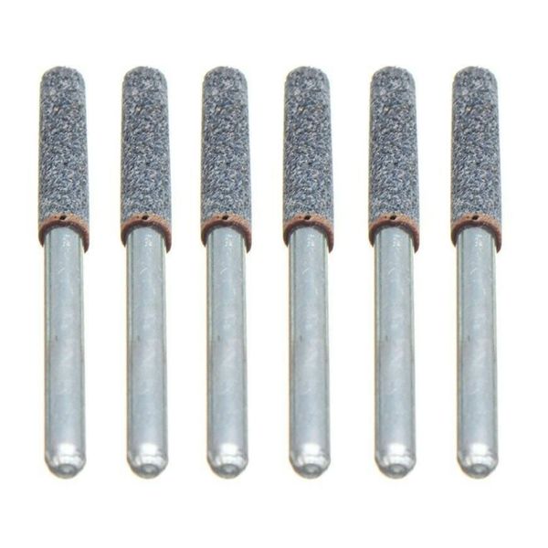 6 Pcs 0.8 inch (20 mm) Length 5/32 Whetstone Tool 12 Bolt Chainsaw Set