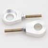GOOFIT 15mm Performance Chain Adjuster Set Replacement For Dirt Bike Silver