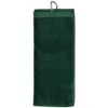 Longridge Unisex's Luxury Blank 3 Fold Golf Towel, Green, One Size