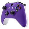 eXtremeRate Soft Touch Purple Front Housing Shell Case, Comfortable Replacement Kit Faceplate Cover for Xbox One S & Xbox One X Controller
