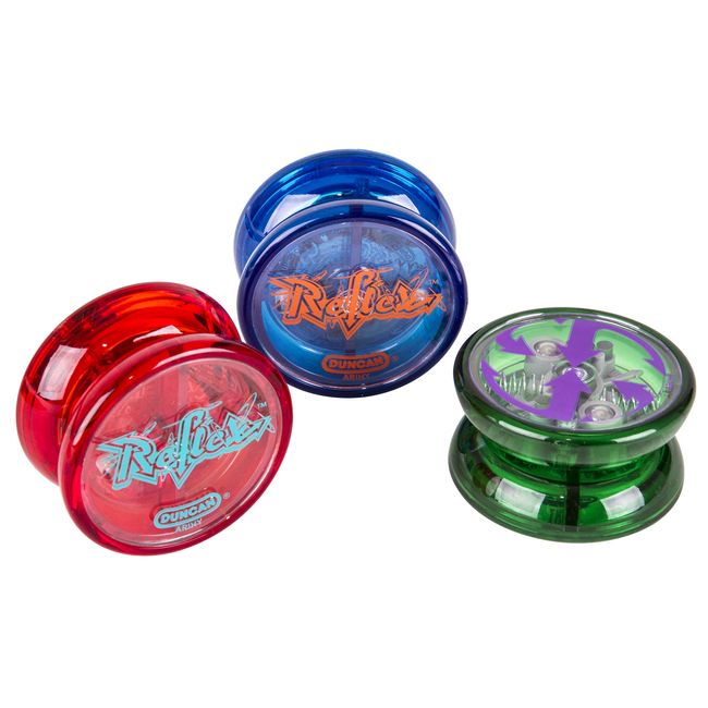 Duncan Toys Reflex Auto Return Yo-Yo, Beginner String Trick Yo-Yo, 1 Yo-Yo, Colors May Vary