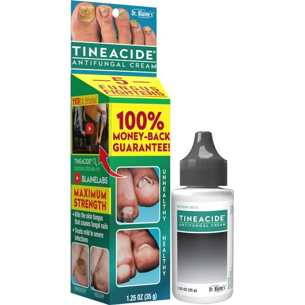 Dr. Blaine's Tineacide Antifungal Cream 1.25 oz. (Quantity of 3)