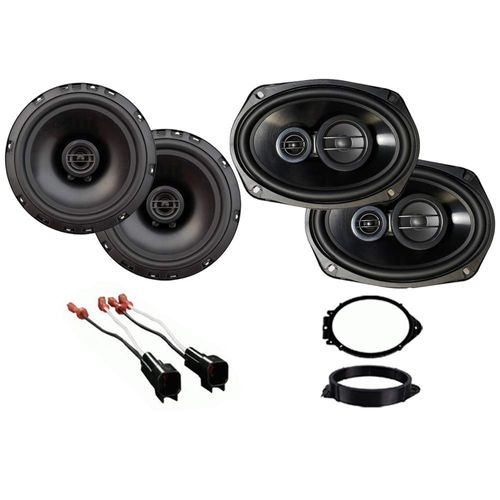 Harmony Audio HA-R69 Speakers Bundle HA-R65 Compatible with GMC Sierra 2500HD 3500HD Ext Cab 2015-2019 Factory Speaker Upgrade R69 R65 New