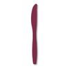 Creative Converting Burgundy Red Disposable Plastic Knives Party Supplies