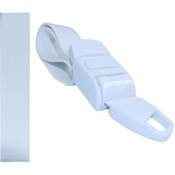 Tourniquet Quick Release Buckles Latex-Free Solution for Medical Emergencies in NHS A&E, First Aid Kits, and Outdoor Activities (White)