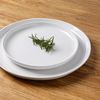 Ceramic Dinnerware Sets for 6, 18Pcs Stoneware Plates and Bowls Sets, Handmade C