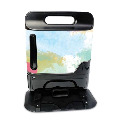 MIGHTY SKINS MightySkins Compatible with Shark Iq Robot - Watercolor White | Protective, Durable, and Unique Vinyl Decal Wrap Cover | Easy to Apply, Remove, and Change Styles | Made in The USA