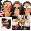 Aurora Powder Set of 4 Pearl Nail Powder Mirror Nail Nail Powder Metallic Gel Gel Nail Nail Powder Fine Particles Magic Mirror Nail Art Hologram Design Chrome Powder Silver Flash Nail