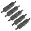 sourcing map IEC320 C14 Power Socket C13 Adapter Connector 10A 3Terminals Panel Mount 5 Pairs
