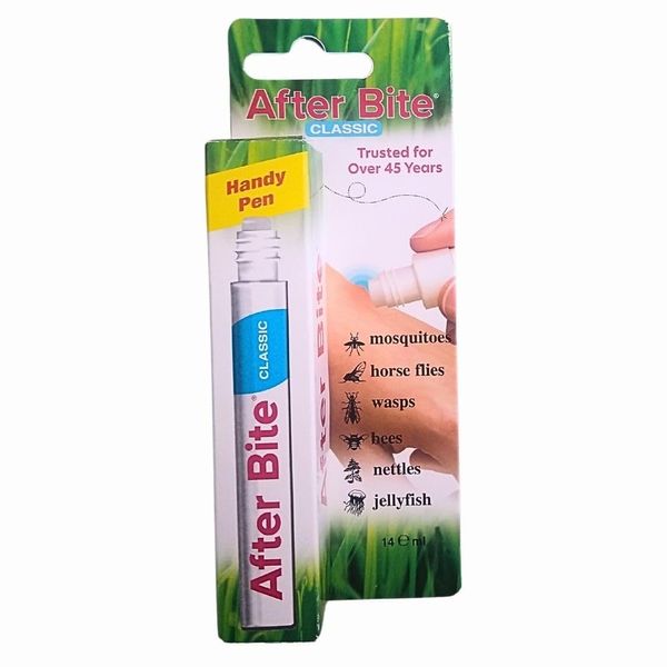 After Bite Classic Handy Pen 14ml x 1, Insect Bite Relief, Fast-Acting Itch & Sting Treatment, Easy to Apply with Welari Thank You Card | (1 Pack)