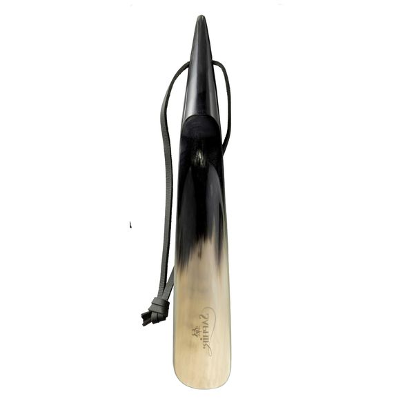 Safir Noir Real Shoe Bella, Shoe Horn, Water Buffalo, Long Gift, Presentation Box, T30 (Approx. 11.0 - 11.8 inches (28 - 3