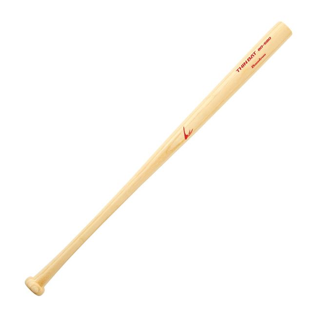 LINDSPORTS Bamboo Hard Bat, Thin Bat, 31.5 inches (80 cm), 20.5 oz (580 g), Average for Tea and Toss