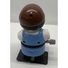 VTG Construction Worker Wind up walking Toy Pencil Sharpener Office Display 80’s