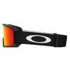 OAKLEY Men's Target Line Ski Goggles, Matte Black/Fire Iridium, L