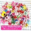 Dog Ribbon Charm with Rubber Random 50 Pieces Pet Ribbon Bowknot Hair Accessory Hair Band Hair Elastic Hair Ornament