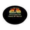 If I Collapse Pause My Watch Running men funny marathon PopSockets Swappable PopGrip