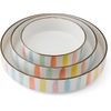 Spring Summer 9 Piece Dinnerware Serving Bowl Set, Service for 3