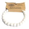 Power Bracelet - White Jasper - Peace & Friendship
