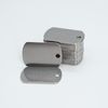 Rectangular Stamping Blanks Stainless Steel Blank Tags Engraving Blanks 3.5cmX2.3cm 25 Pack