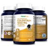 NusaPure Colostrum 1050mg 30% IgG 200 Capsules (Non-GMO & Gluten Free) with Bioperine