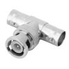 Premium Material BNC Connector T Shape Adapter with Zinc for Communication