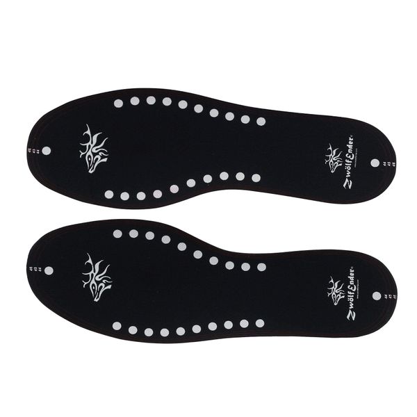 Zwölfender Insulating Insoles for Cycling Shoes, black, Large