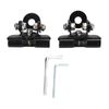 Light Bar Bonnet Bracket, 2 Pack LED Light Bar Base Mounting Bracket Ditch Light Brackets Adjustable LED Work Light Bar Mounting Bracket Clamp