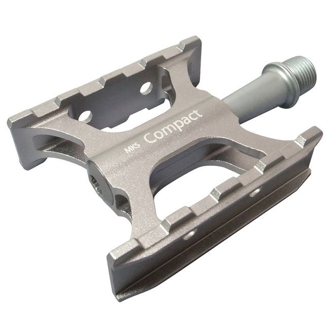 MKS (Mikashima Seisakusho) Bicycle Pedal, Compact, Silver