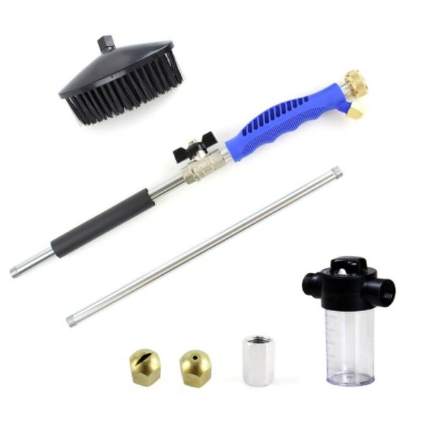 High Pressure Washer Wand for Garden Hose Extension Wand Nozzles Soap Dispenser