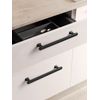 SORWDUREM 5 Pack 3 Inch(76mm) Black Cabinet Pulls Drawer Pulls Kitchen Hardware Cupboard Kitchen Hardware Cabinet Handles