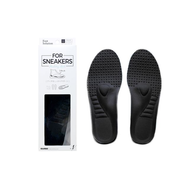 Columbus For SNEAKERS Men's Healthy Arch - black