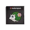 Kolorspun Cactus Hedgehog Patch - Iron on and Sew on Embroidered Patch