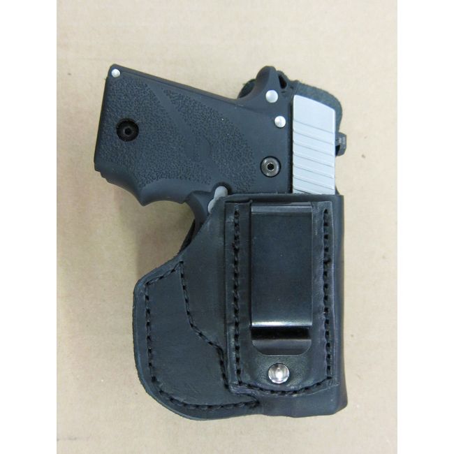 Jimenez .380 IWB Inside Waistband Molded Leather Concealed Carry Custom Holster