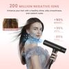 Professional High-Speed Hair Dryer with Diffuser Nozzle Low Noise Fast Drying Io