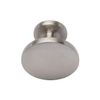 Utopia Alley Emme Cabinet Ring Pull Knob - Decorative Cabinet Drop Pull Knobs for Cabinets and Drawers - Finished Brushed Nickel - Metal Drawer Pull Knobs 1.14" (25)