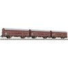 Liliput N LI 3-tlg. Set Verschlagwagen DB III