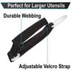 Elastic Utensil Holder with Adjustable Strap