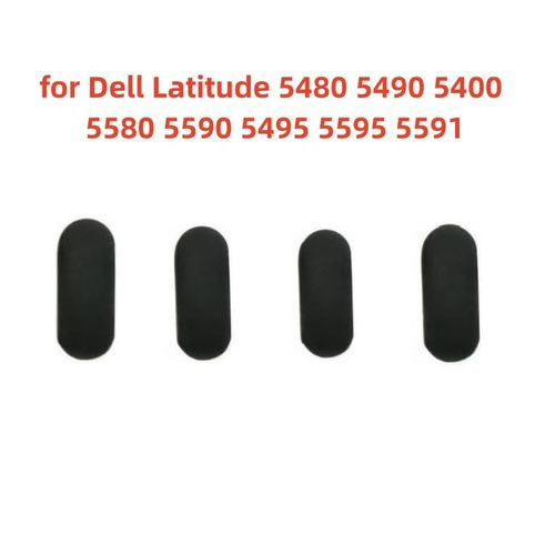 Bottom Case Rubber Feet Pad Replacement for Dell Latitude 5480 5490 5400 5580 5590 5495 5595 5591 Laptop Bottom Rear Cover Rubber Foot Mat Black