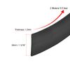 sourcing map Black Magnetic Strip Rubber Magnet for Crafts