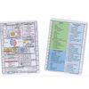 Crystal Pilot VFR-Acronym Placard with Formulas and Sectional/WAC Scale (Medium) and mm/Inch Scale