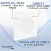 RecPro RV Replacement Battery Box Vent (Black)