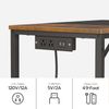 HOOBRO Computer Desk, Home Office Desk with Power Outlet, Modern Study Writin...