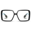Oversized Blue Light Blocking Glasses Non Prescription Black Frame Eyeglasses