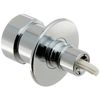 SANEI PT3320 Washing Machine Nipple with Automatic Stop Function for Coupling Faucets G1/2 One-Touch Removal, Silver