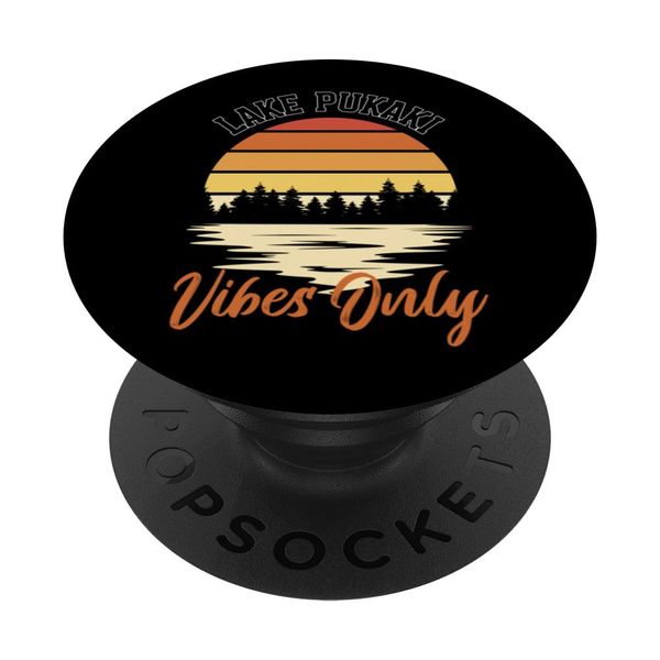 Great vibes - Lake Pukaki PopSockets Adhesive PopGrip