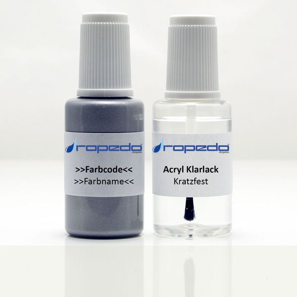 Paint pen A88 Hot Chocolate 20ml + Clear Varnish 20ml