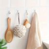 Clear Self Adhesive Hook, 10pcs Square Wall Mounted Invisible Sticky Hook, Multi