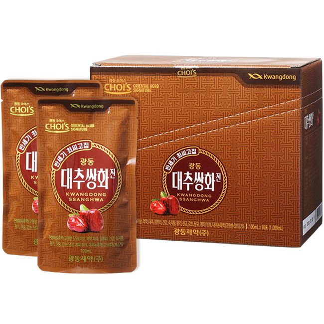 Guangdong Jujube Ssanghwa, 100ml, 20ea